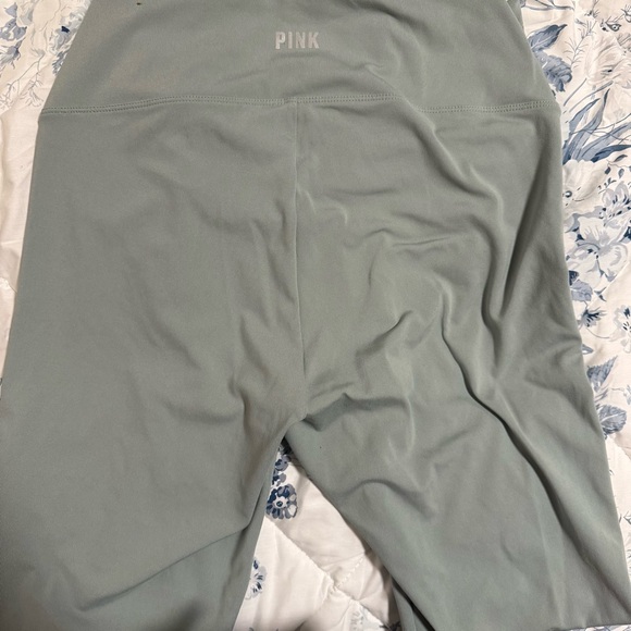 Victorias Secret Cinched Waist Ruched Leggings - Muted Teal color - Picture 2 of 5